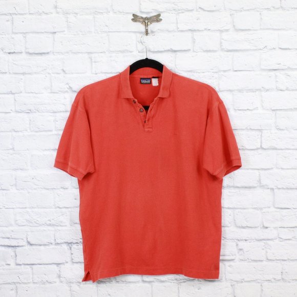 PATAGONIA Classic 1/4 Button Down Polo Shirt Sz L - Picture 5 of 8